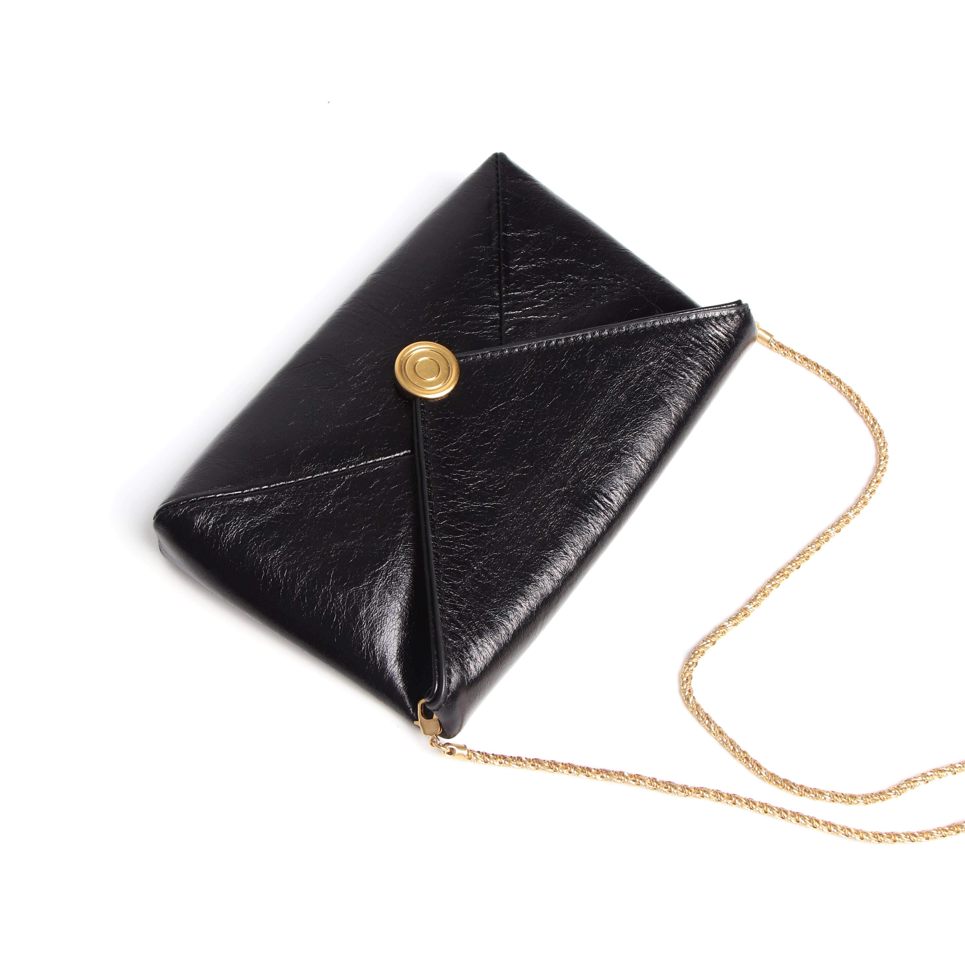 Vintage-style chain envelope bag