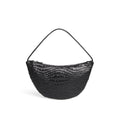 Woven crescent bag